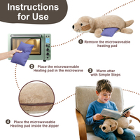 Peluche lestée Otter Dolphineshow pour soulager l'anxiété, jouet sensoriel lourd en forme d'otter marin, cadeau apaisant, vente en gros OEM, directement de l'usine