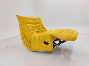Silla Puff Plegable Moderna y Ecológica de una Plaza, Tapizada en Tela de Terciopelo y Cuero Sintético, Ideal para Apartamentos y Salas de Estar, Gran Venta CY - Product Image 4