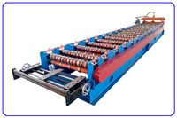 Machine de formage à froid de profilés de toiture IBR CNC utilisant des bobines d'acier