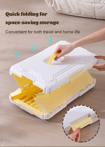 กล่องใส่สัตว์เลี้ยงสะดวกสำหรับแมวออกไปข้างนอก กระเป๋าใส่สัตว์เลี้ยงแบบพับได้สำหรับสุนัขขนาดเล็กและขนาดกลาง - Product Image 4