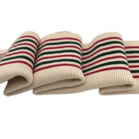 Poignets et ourlet côtelés personnalisés en tricot 2x2 côtes de haute qualité pour veste épaisse
