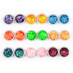 Pot de crème pailletée holographique épaisse et brillante en vrac avec 10g de poudre de paillettes cosmétiques <span class=keywords><strong>pour</strong></span> <span class=keywords><strong>le</strong></span> visage et <span class=keywords><strong>le</strong></span> <span class=keywords><strong>corps</strong></span> - Product Image 5