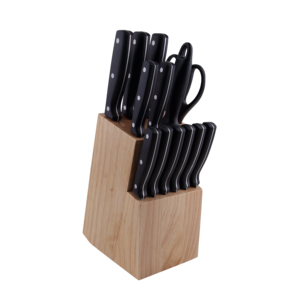 Bộ Dao Nhà Bếp 14 Món Với Khối Gỗ-Bộ Dao Đầu Bếp Tay Cầm Abs-Lưỡi Thép Không Gỉ Chất Lượng Tốt - Product Image 6