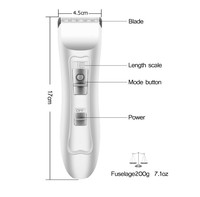 Tondeuse à barbe magnétique pour hommes, rasoir professionnel puissant et divertissant avec moteur Dc Rechargeable, tonte du poil