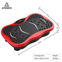 Vente chaude : Plaques vibrantes de massage en ABS pour usage domestique, idéales pour la perte de poids et l'entraînement physique.