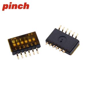 Interruptor DIP SMD de 1.27mm, 1P 2P 3P 4P 5P 6P 8P 10P Posiciones, Interruptor Digital Plano Resistente a Altas Temperaturas - Product Image 2