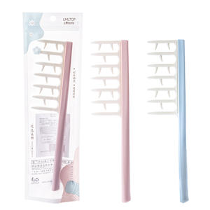 Peine en Forma de V Personalizado para Distribuir el Cabello, Peine para Dar Volumen, Peine de Plástico para Cabello Esponjoso, Peine de Gran Tamaño para Peinar el Cabello para Mujer - Product Image 1