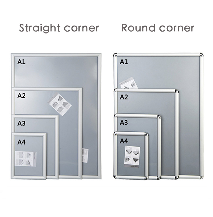 A1 A2 A3 A4 алюминиевая рекламная защелкивающаяся рамка для магазина и торгового центра