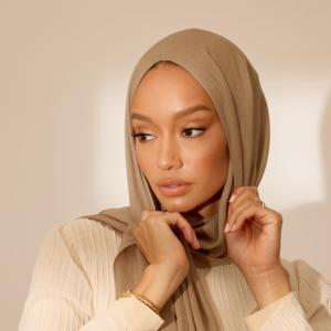 Hijab musulman en modal 180*70cm, doux, élégant, respirant, personnalisable, léger, modeste, extensible, tendance - Product Image 1
