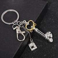 Gantungan Kunci Logam Senjata Keyblade Sora Kingdom Hearts Grosir
