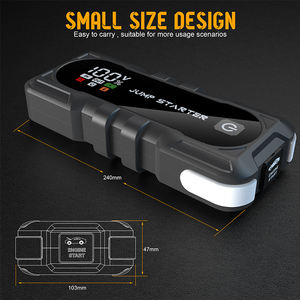 Démarreur <span class=keywords><strong>de</strong></span> voiture 5000A Peak, booster <span class=keywords><strong>de</strong></span> batterie portable 12V avec pinces <span class=keywords><strong>de</strong></span> sécurité intelligentes pour moteurs essence et diesel - Product Image 6