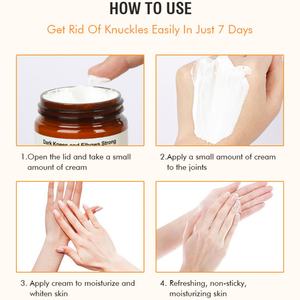 Crema Blanqueadora Fuerte para Rodillas y Codos Oscuros de 120g, Elimina las Manchas en los Nudillos Fácilmente en Solo 7 Días - Product Image 5