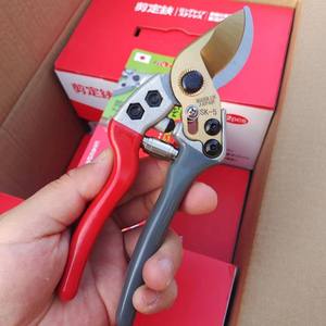 กรรไกรตัดแต่งกิ่ง SK-5 ผลิตจากเหล็กอัลลอยด์ สำหรับตัดแต่งต้นไม้ผลไม้ ผลิตในประเทศญี่ปุ่น ด้ามจับสีแดง - Product Image 2