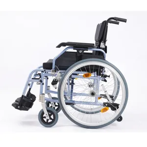 Hochwertiger selbst fahrender kompakter Rollstuhl manuell tragbarer bester behinderter Rollstuhl für Senioren