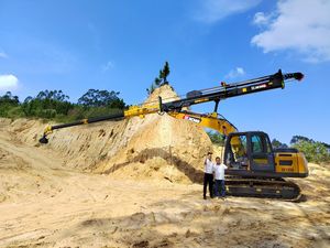 Grue forestière à bras télescopique pour bois, grappin à bois de 25 cm de long avec grappin rotatif pour bois - Product Image 4