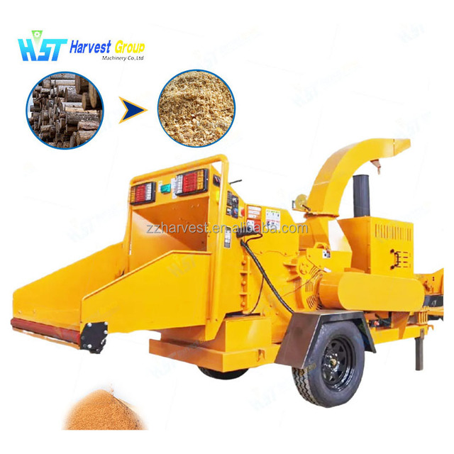 10 Ton Per Hour Low Price Commercial Smart Tree Shredder Branch Chipper Drum Wood Chipper Crusher