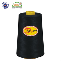 S.de rons 23 ans usine fournisseur prix filé 100% polyester 40/2 fil à coudre 5000M avec différentes couleurs pour la couture