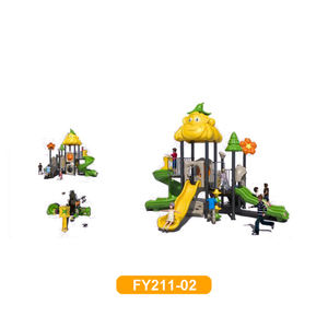 สนามเด็กเล่นกลางแจ้งผลิตภัณฑ์สไลด์ขนาดใหญ่ป่าผจญภัยชุดเด็กสนุกสารประกอบชุดอุปกรณ์ - Product Image 3