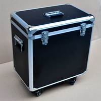 Valise à roulettes personnalisable OEM/ODM en aluminium avec couvercle amovible et roulettes Flight Case