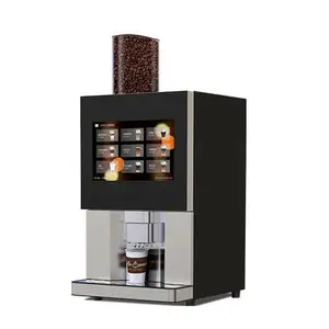 Bảng Top tươi mặt đất cà phê màn hình cảm ứng Cappuccino Latte Moca Máy bán hàng tự động Đồ Uống Nóng 9 đồ uống nóng