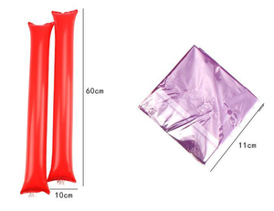 Palo de animación inflable BSBH, palos de pluma para animar, palos de trueno <span class=keywords><strong>Bam</strong></span> que hacen ruido para deportes - Product Image 5