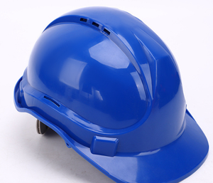 قبعة صلبة زرقاء HDPE موقع بناء واقية لحماية الرأس قابلة للاستهلاك - Product Image 2