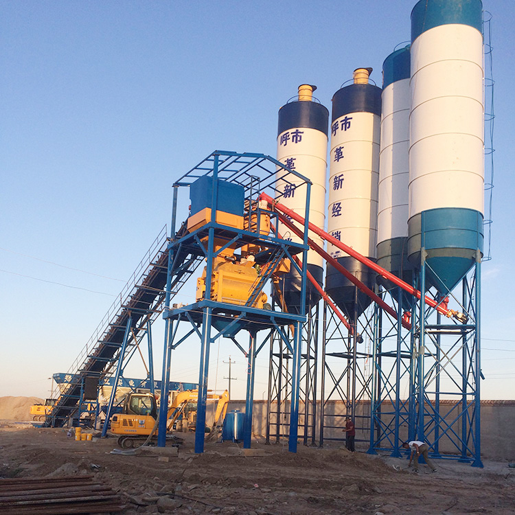 YILI 120 м3/ч полностью автоматический ленточный конвейер, Готовый Бетонный Завод для продажи