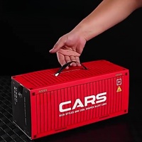 48 voitures miniatures en métal à rétrofriction avec boîte de rangement conteneur pour enfants, mini-véhicules de course, jouet de fête, mini-voiture en métal