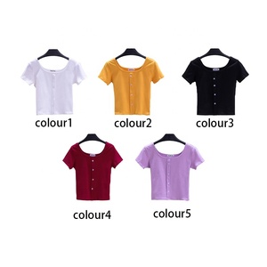 Chất Lượng Cao Phụ Nữ T-Shirt Tùy Chỉnh Phụ Nữ T-Shirt Thoải Mái Thời Trang Đa-Màu Sắc Phụ Nữ T-Shirt - Product Image 3