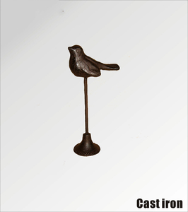 LEVERT LA1294 antik besi cor hitam tugas berat berdiri patung burung dekoratif burung merpati untuk kertas dekorasi jendela - Product Image 5