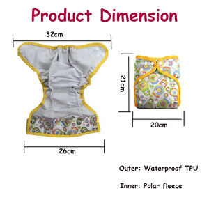 <span class=keywords><strong>Couche</strong></span> <span class=keywords><strong>lavable</strong></span> pour bébé imperméable et réutilisable, couches en tissu modernes lavables en gros, vêtements pour bébé, couches - Product Image 2