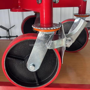 Le support de cric géant à 5 pieds, idéal pour <span class=keywords><strong>les</strong></span> tuyaux en acier de 36 pouces, le cric de tuyau se dresse à 5 pieds <span class=keywords><strong>géants</strong></span> avec roulettes en acier - Product Image 5