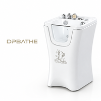 Dpbathe Micro Bath, baignoire extra petite et profonde pour chatons et petites races de chiens