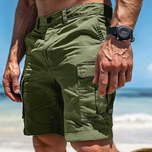 Pantalones Cortos <span class=keywords><strong>Cargo</strong></span> Multibolsillos Transpirables y Modernos para Hombre, Ideales para Viajes, Playa y Actividades al Aire Libre - Product Image 1