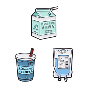 Bolsa de medicina creativa, alfileres esmaltados para botellas, broches de lágrimas para estudiantes de medicina personalizados, insignias de solapa, joyería gótica, regalo para amigos - Product Image 5