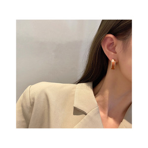 Pendientes de mujer al por mayor, modernos y a la moda, elegantes y versátiles pendientes de cuero, pendientes únicos y creativos. - Product Image 4