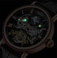 Benutzer definiert Ihr eigenes Logo KINYUED J117 China Factory Men Analoge mechanische Uhren Original Edelstahl Wasserdichter automatischer Charakter