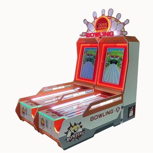 <span class=keywords><strong>Simulatore</strong></span> <span class=keywords><strong>di</strong></span> bowling arcade mini da interno a gettoni con personaggi animali, per giocatori <span class=keywords><strong>di</strong></span> lingua inglese - Product Image 1