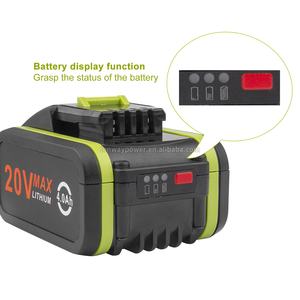 <span class=keywords><strong>Batteria</strong></span> per Elettroutensili <span class=keywords><strong>20V</strong></span> 4.0Ah Max di Ricambio ad Alta Capacità, <span class=keywords><strong>Batteria</strong></span> al Litio WA3553 per <span class=keywords><strong>Worx</strong></span> WA3520 WA3525, Ingrosso - Product Image 4