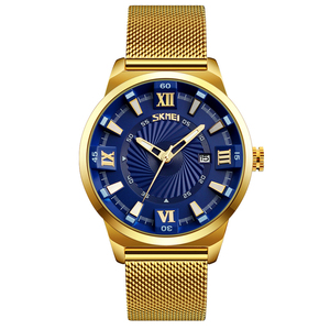 <span class=keywords><strong>Reloj</strong></span> de Pulsera para Hombre <span class=keywords><strong>SKMEI</strong></span> 9166 de Moda, <span class=keywords><strong>Reloj</strong></span> de Cuarzo de Alta Calidad para Hombre, Correa de Acero Inoxidable, Caja de Aleación, <span class=keywords><strong>Reloj</strong></span> de Lujo para Hombre de Negocios - Product Image 1