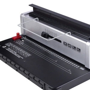 Máquina Encuadernadora de Alambre Profesional A4 con 34 Orificios Cuadrados, Manual, Capacidad de Perforación de 12 Hojas, Encuadernación de 120 Hojas para Contratos y Reportes - Product Image 6