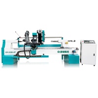 Tour à bois CNC entièrement automatique à quatre interrupteurs, moteur de centre d'usinage composé de fraisage, nouvelle construction de jambe de table de billard