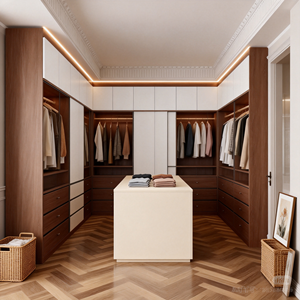 Armario Moderno de Madera Maciza con Cerradura para Apartamento, Dormitorio, Muebles para el Hogar, Vestidor Personalizado - Product Image 4