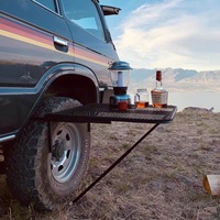 Table de fumage portable pliable Yunju Seven Hundred Twenty-nine pour camping en plein air avec support de fumoir et support de pneu en fer