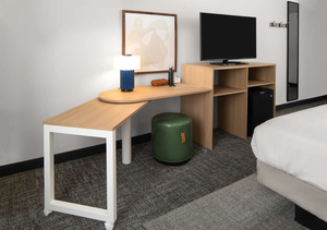 Spark <span class=keywords><strong>by</strong></span> Hilton Premium <span class=keywords><strong>Economy</strong></span> Hotel's Modern Wood Dormitorio Muebles Simple Cómodo Hotel de 5 estrellas Habitaciones - Product Image 3