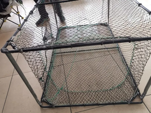Penjualan laris 2023 Plaza PE komersial perangkap pancing lipat raja kepiting proses las perangkap kepiting - Product Image 6