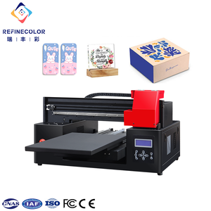 Máy in phẳng kỹ thuật số UV khổ A3 giá cả phải chăng Refinecolor dành cho ốp điện thoại pha lê, thẻ PVC, gỗ, đá, tấm nhựa - Product Image 1