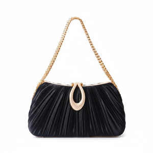 Bolsa de fiesta de lujo en forma de mariposa monarca con cristales y diamantes de imitación, modelo clutch elegante y moderno con estructura de metal. - Product Image 1