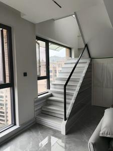 ガラス階段手すりキット組み立て強化ガラスパネルブラシ付き小型アパート改修 - Product Image 6