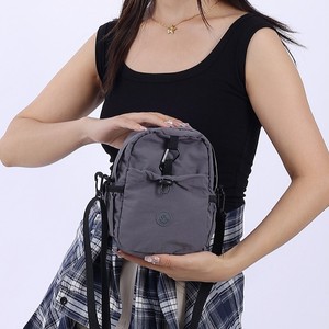 Casual Simple Crossbody Bag Water Repellent Lightweight Nylon Vertical Square Unisex Shoulder Bag For Everyday Outfits - Product Image 2